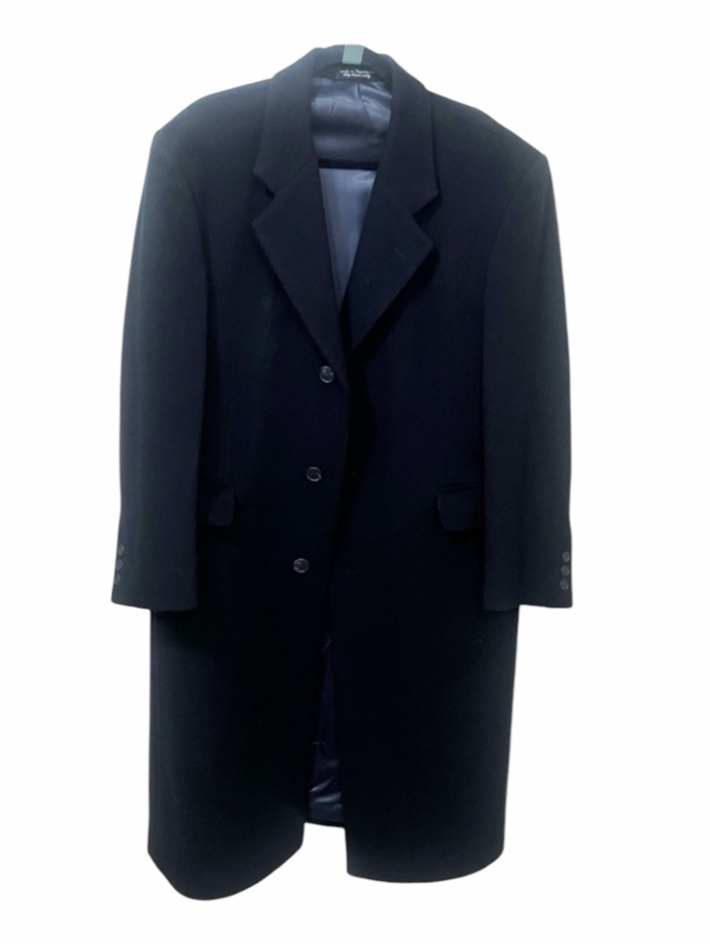 Andrew Fezza Cashmere Blend Italy Gray Winter Coat Men High Quality - Picture 4 of 9